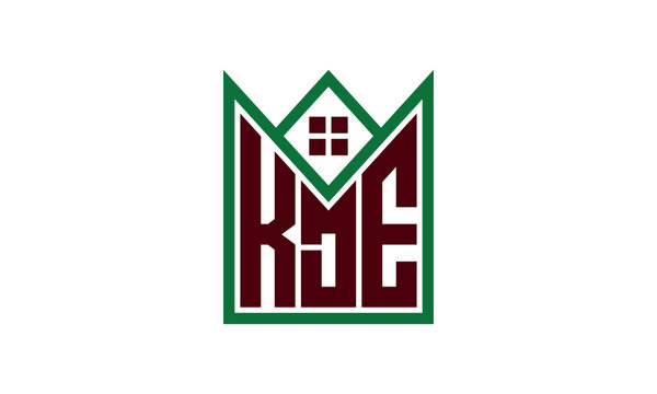 KDE initial letter real estate builders logo design vector. construction ,housing, home marker, property, building, apartment, flat, compartment, business, corporate, house rent, rental, commercial
