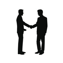 business people silhouette 