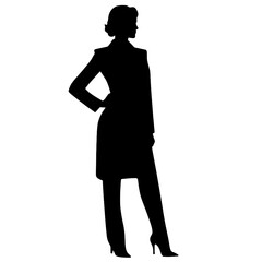 business people silhouette 