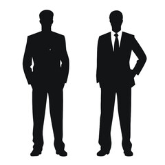 business people silhouette 
