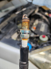 A car spark plug is a part of a gasoline engine. It has an important role as an ignition point in the engine system in automobiles. It should be changed when it expires.