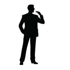 business people silhouette 