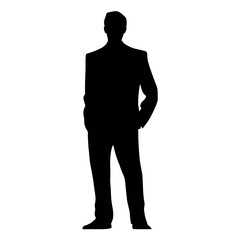 business people silhouette 