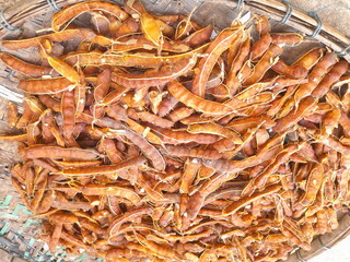 Sour tamarind for processing into food products  or skin care products, sour tamarind from Thailand
