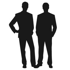 business people silhouette 