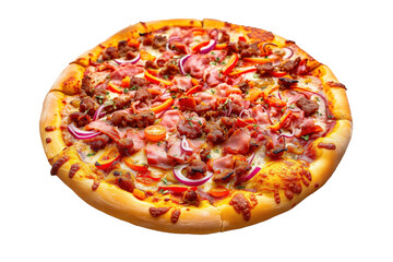 Meat lover's pizza with toppings