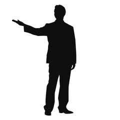 business people silhouette 