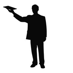 business people silhouette 