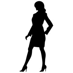 business people silhouette 