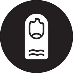nail glyph icon