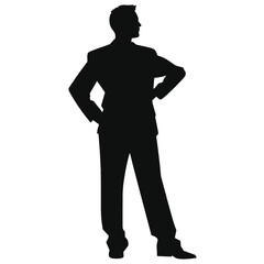 business people silhouette 