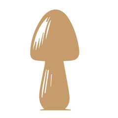 Mushroom and toadstool vector flat design