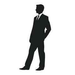 business people silhouette 