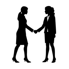 business people silhouette 