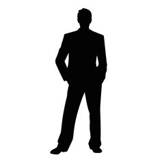 business people silhouette 