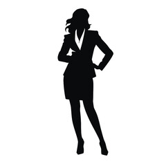 business people silhouette 