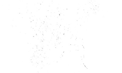 Abstract doted and confetti silver glitter and dust particles splatter on transparent background. Dust silver grunge background.