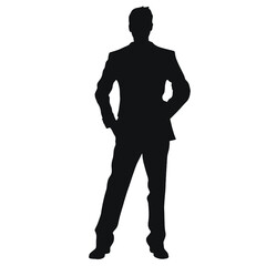 business people silhouette 