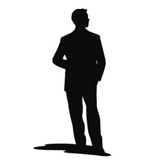business people silhouette 