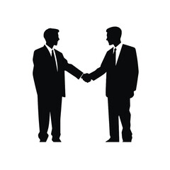 business people silhouette 