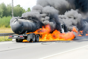 Catastrophic Fire: Toxic Cargo Engulfed
