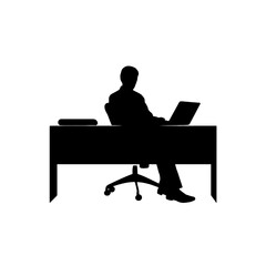 business people silhouette 