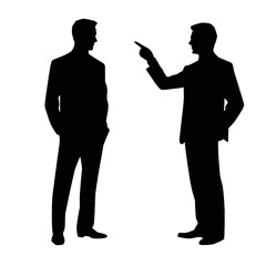 business people silhouette 