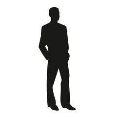 business people silhouette 