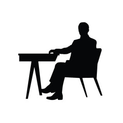 Fototapeta premium business people silhouette 