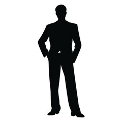 business people silhouette 