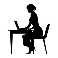 business people silhouette 