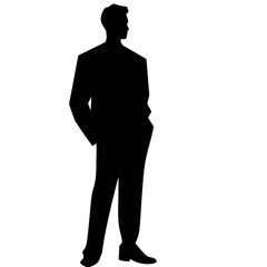 business people silhouette 