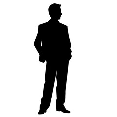 business people silhouette 