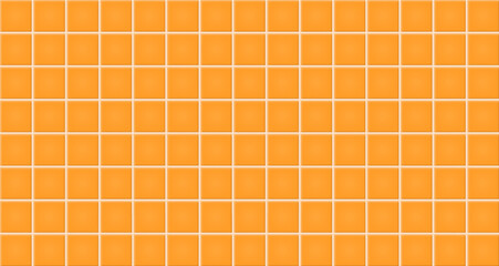 Orange ceramic tiles texture abstract background vector illustration
