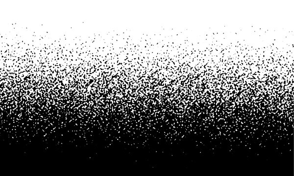 Black on white background. Black and white dissolve halftone grunge effect. Vector Illustration