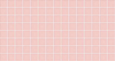 Pink ceramic tiles texture abstract background vector illustration