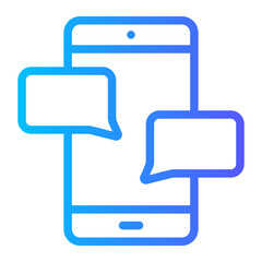smartphone gradient icon