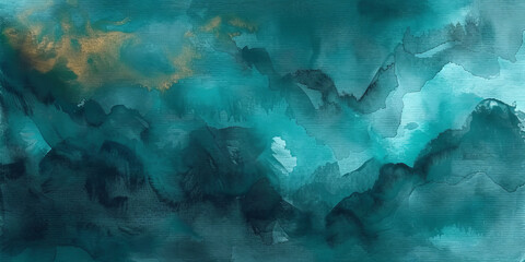 dark teal watercolor texture background 