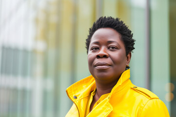 Fototapeta premium City Success Story: African American Executive Profile