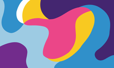 Vibrant abstract background design captures the essence of dynamic and colorful waves - Vector