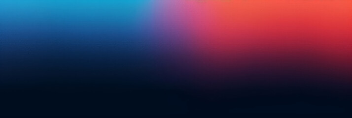 Fototapeta premium abstract Color gradient grainy background, dark blue pink orange vibrant noise textured grain gradient backdrop website header poster banner cover design