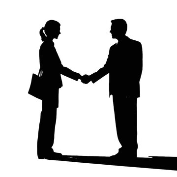 recommend clip art: business people silhouette 
                    