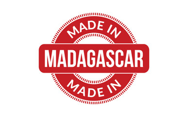 Made In Madagascar Rubber Stamp