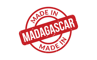 Made In Madagascar Rubber Stamp