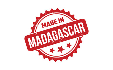 Made In Madagascar Rubber Stamp