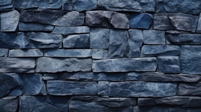 Stone Navy Blue background texture. Blank for design