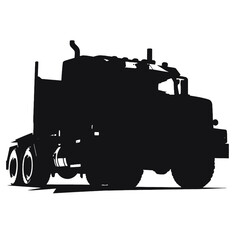 truck isolated on white