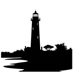 

lighthouse silhouette