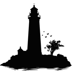 

lighthouse silhouette