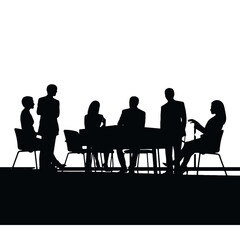 
business people  Silhouette
